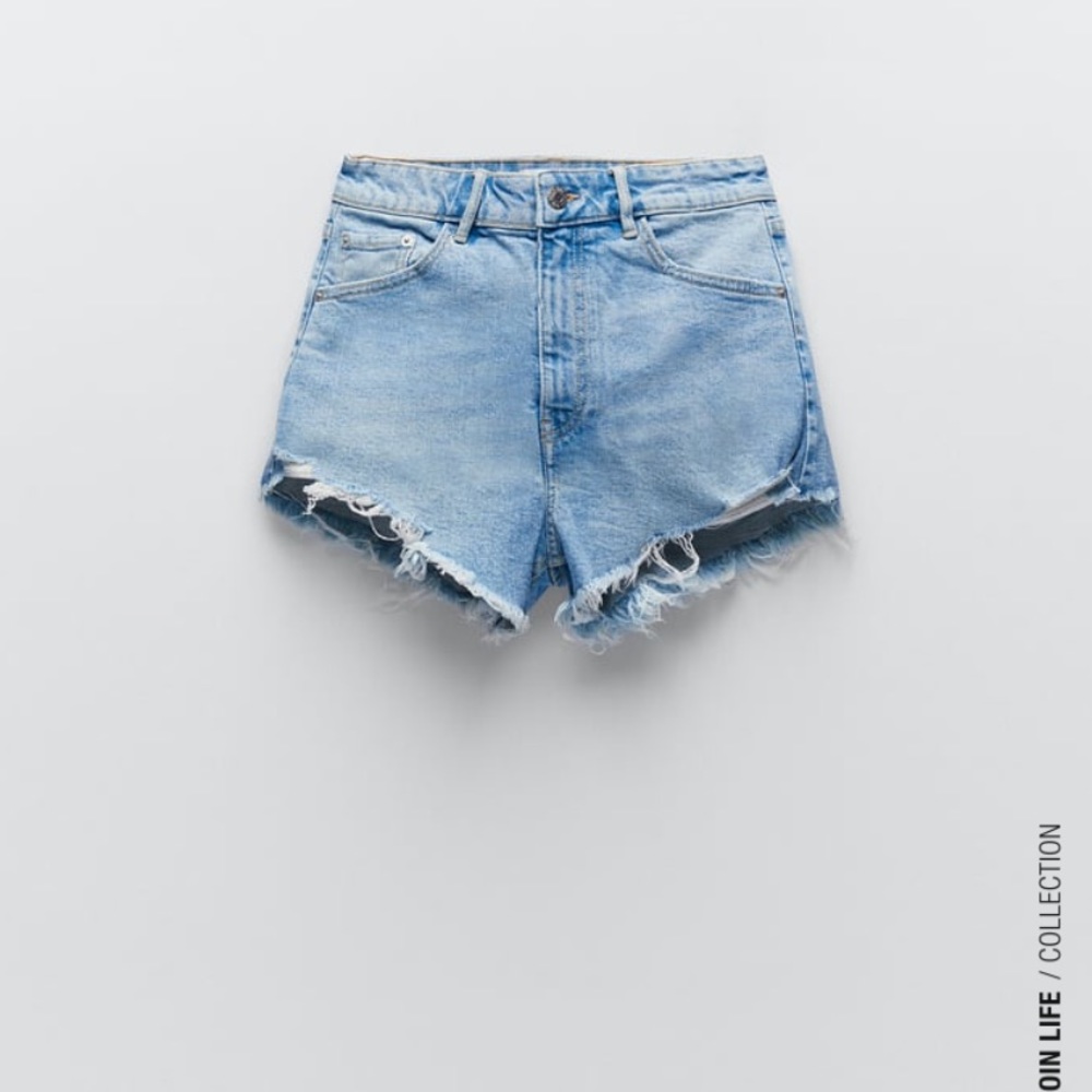 Zara Hi-Rose Size 4 Denim Shorts - NWT!